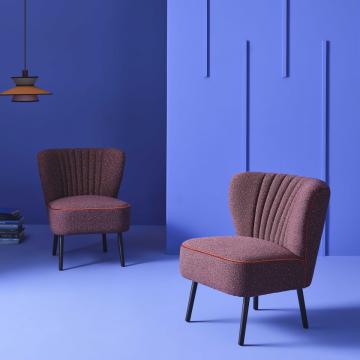 Fauteuil Gina Aubergine Signature Mobilier