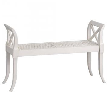 Banc 2 Places Boston Cannage Blanc