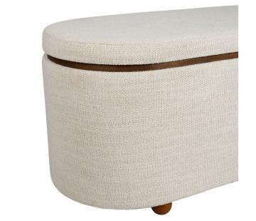 Banc Coffre x2 Alpinia Blanc