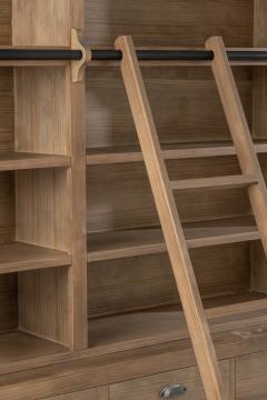 Bibliothèque 4 Portes Pin Naturel