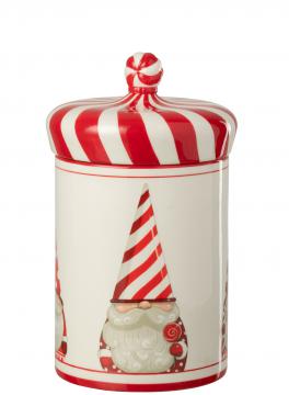 Pot Décoratif Père Noël Céramique H26cm