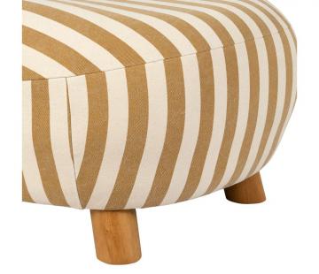 Fauteuil Belly Camel-Ecru