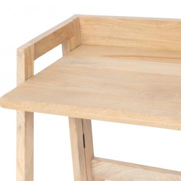 Bureau Pliable Bois Naturel