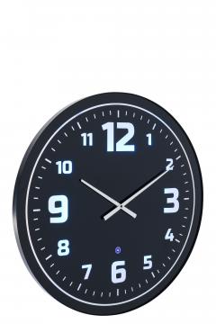 Horloge Murale Led Lumière Bleue