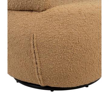 Fauteuil Pivotant Zeline Camel