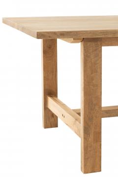 Table à Manger Rectangulaire Manguier Naturel 240cm