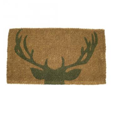Paillasson Cerf Vert Deco Campagne Chic