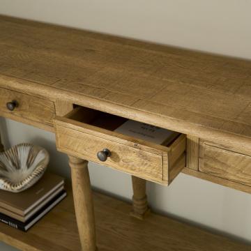 Console Boissy Chêne Massif