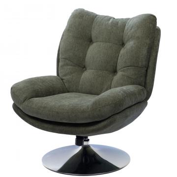 Fauteuil Magnum Velours Pied Chrome (5 Couleurs)