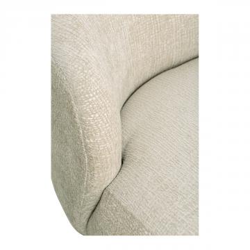 Canapé Lisette Jacquard de Velours Sable