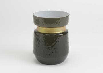 Vase Ceinture Cuivre / Gris