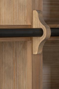 Bibliothèque 4 Portes Pin Naturel