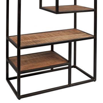 Etagère 7 Niveaux Factory Indus Bois Métal