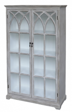 Armoire Vitrine Bois Sable