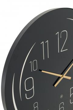 Horloge Murale Led Lumière Jaune