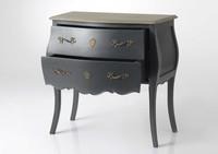 Commode Sauteuse 2 Tiroirs Murano Celeste