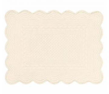 6 x Sets de Table Boutis Ivoire