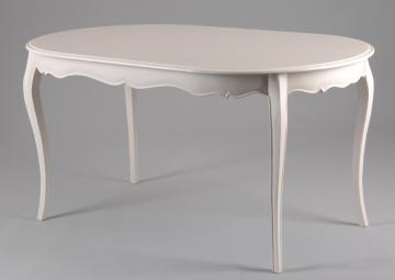 Table à Manger Ovale Murano Blanc Amadeus