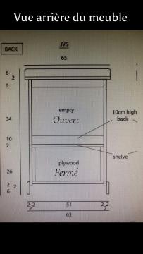 Meuble Lavabo Simple Granit Mini Haussmann
