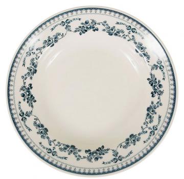 6 Assiettes Creuses Faustine Bleu Comptoir de Famille