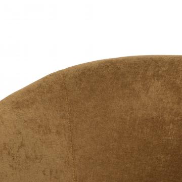 Fauteuil Pivotant Alma Moutarde