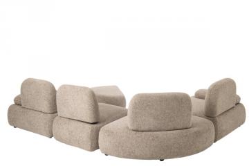 S/5 Canapé Modulable Olivia Taupe