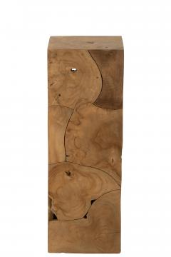 Colonne Puzzle Teck Naturel GM