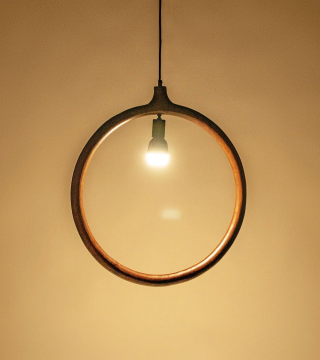 Suspension Covelo Noyer Marron