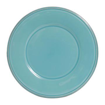 Assiettes Constance Bleu Turquoise (2 tailles)