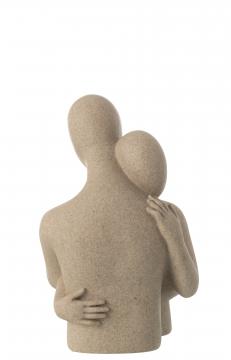 Buste Couple Calin H38cm