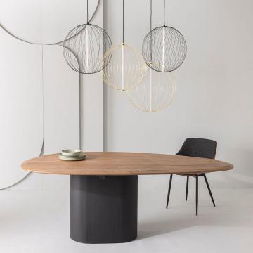 Table Galet Contemporaine Suar Massif