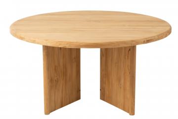 Table à Manger Ronde Teck Naturel