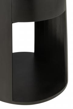 Chevet Drawn 1 Tiroir Manguier Noir