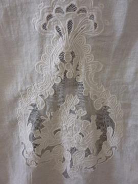 2 Brises-Bise Reine Ivoire Coquecigrues 45 x 70