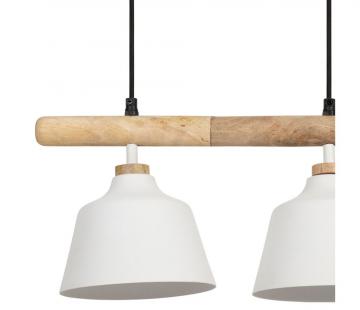 Suspension Indus Ferese Blanc 3 Feux