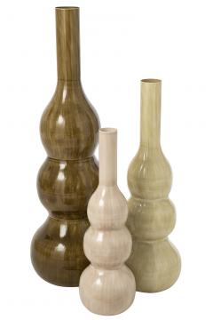 Vase Métal Vert Olive H122cm