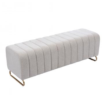 Banc Bout de Lit Eli Blanc Cassé