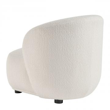 Fauteuil Lisette Bouclette Crème PM