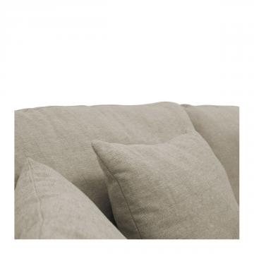 Canapé Angie 100% Lin Beige Blanc d'Ivoire