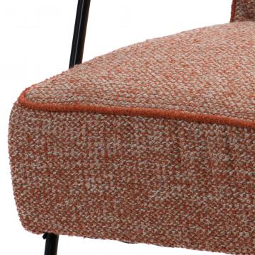 Fauteuil Huggy Tissu Chiné NOUVEAU (2 couleurs)