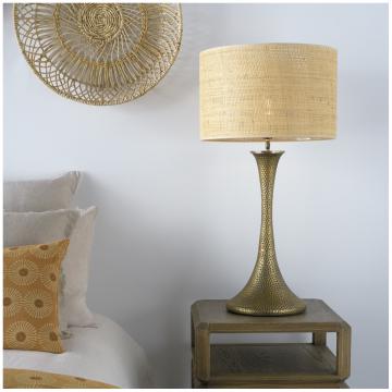 Abat-Jour Raphia Naturel ø45cm