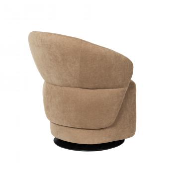 Fauteuil Pivotant Alma Taupe NEW