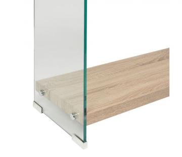 Etagère 3 Niveaux Adela Verre Trempé Bois