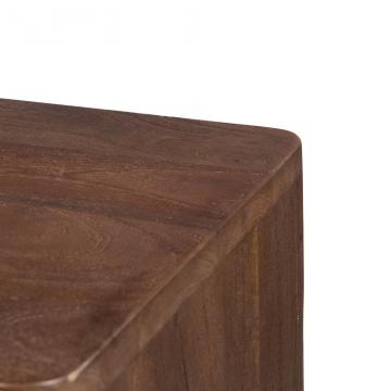 Console Contemporaine 3 Tiroirs Finition Noyer