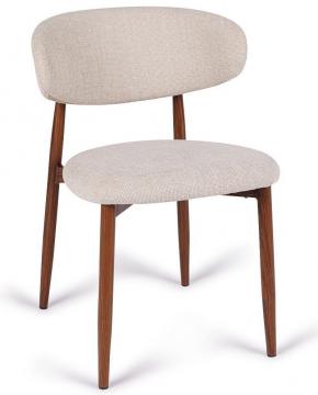Chaise Georgia Beige Pied Noyer Athezza
