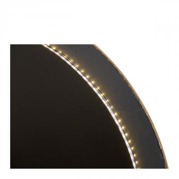 Miroir Victoria Ovale Lumineux Blanc d'Ivoire H104cm
