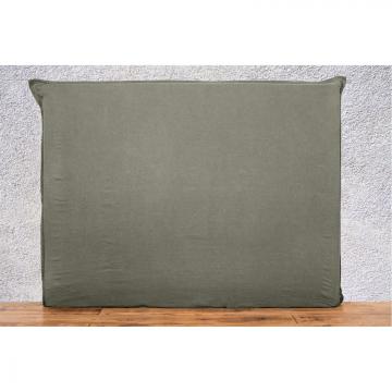 Housse de Tête de Lit Limy Lin/Coton Kaki (3tailles)
