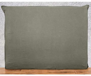 Housse de Tête de Lit Limy Lin/Coton Kaki (3tailles)