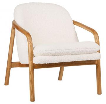 Fauteuil Elément Ivoire Bouclettes