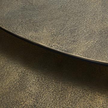 Tables Basses Gigognes Aluminium Galets Gold